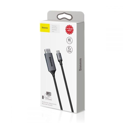 BASEUS TYPE-C TO HDMI 4K CABLE 180CM SPACE GREY na Arena.pl