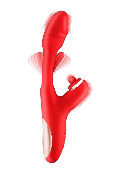 Joyfully 3-In-1 Rabbit Vibrator With Tapotem zdjęcie 1