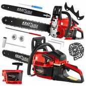 PIŁA SPALINOWA PILARKA ŁAŃCUCHOWA 5,9KM 45cm3 + łańcuch + prowadnica