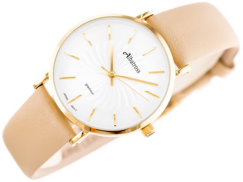 ALBATROSS ABAC11 (za540b) beige / gold na Arena.pl