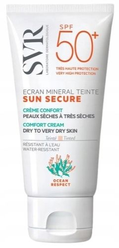 SVR Sun Secure Ecran, krem mineralny barwiący do twarzy SPF 50+, 60g na Arena.pl