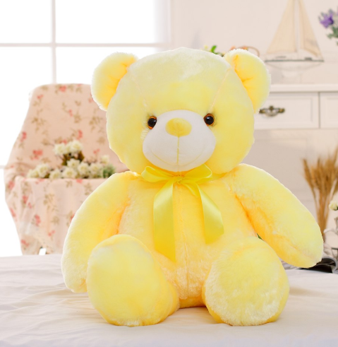 Miś LED - biały na Arena.pl