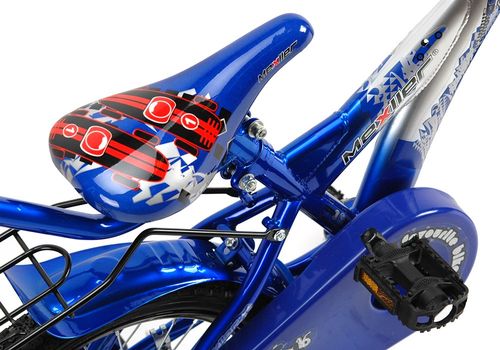 Rower 16 MEXLLER BMX sreb/nieb. + koszyk na Arena.pl