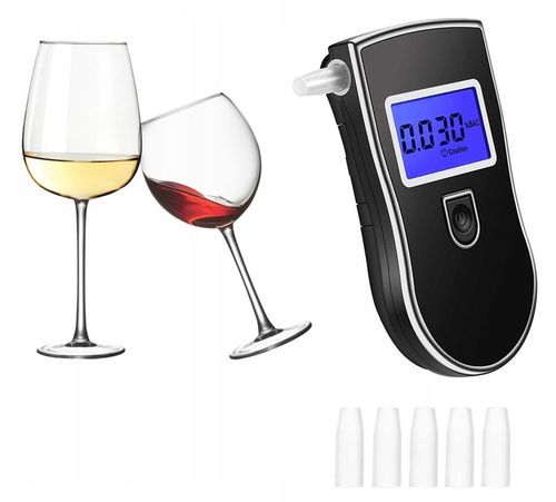 Alkomat Tytan AT-818 z LCD + ustniki + etui + Pokrowiec Precyzyjny Zestaw na Arena.pl