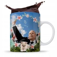 Kubek Full Print Prezesa Jarosław Kaczyński Pis Z Nadrukiem Ze Zdjęciem