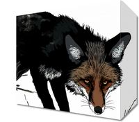 Obraz 20x20cm Nieufny Lis