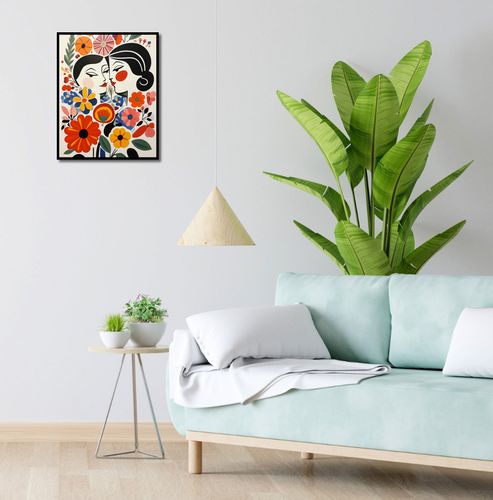 Plakat 40x50cm Kwiatowy Romans na Arena.pl