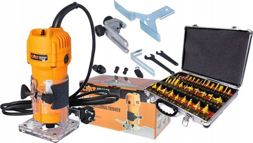 CMT FREZARKA RĘCZNA KRAWĘDZIOWA 550W CMT10 TRYMER KRAWĘDZI 6,35 6-8mm na Arena.pl