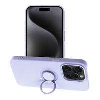 Futerał SILICONE RING do IPHONE 15 Pro fioletowy