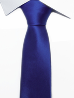 Krawat klasyczny chabrowy