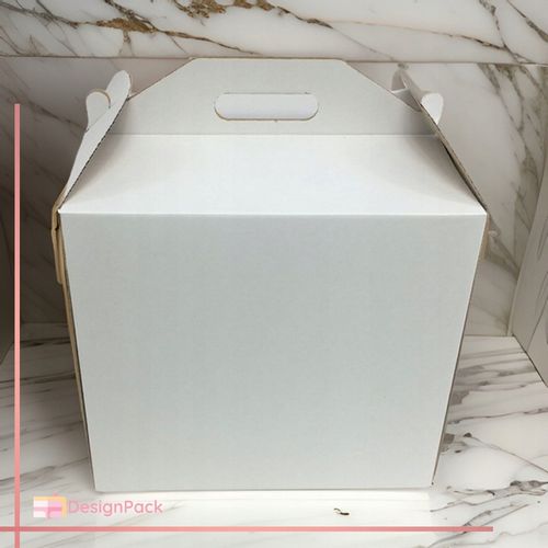 Pudełko na tort 30x30x28cm + Podkład 30 cm styrodurowy biały na Arena.pl