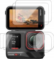 Sunnylife Folia Szkło Hartowane 9H Na Ekran Obiektyw Do Insta360 Ace Pro 2