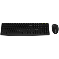canyon zestaw klawiatura i mysz set-w01 bezprzewodowy czarny