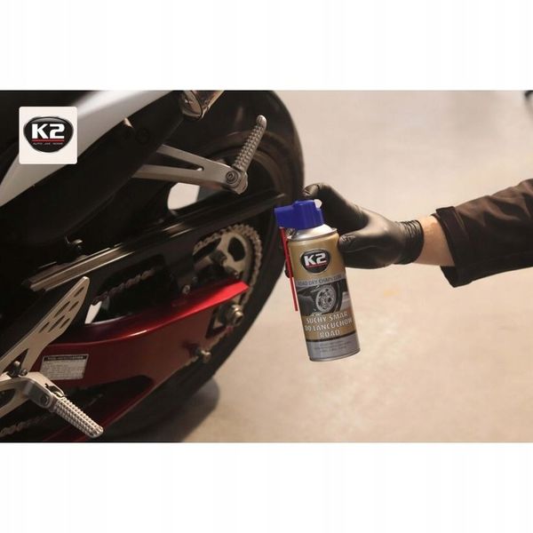 Suchy smar do łańcuchów Road spray K2 400 ml zdjęcie 2