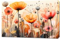 Obraz 90x60cm Taneczne Maki