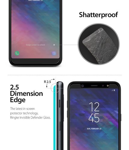 3X SZKŁO RINGKE GALAXY A6 PLUS 2018 FRIENDLY CASE na Arena.pl