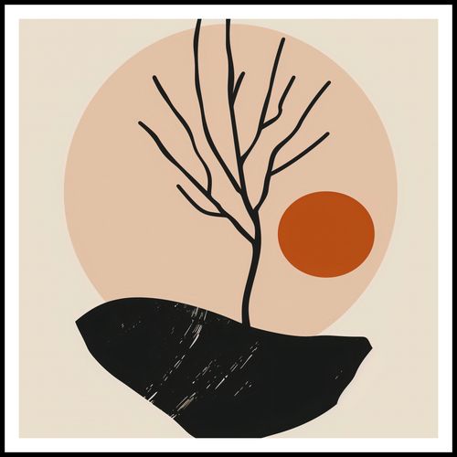 Plakat 90x90cm Nagie Drzewo na Arena.pl