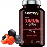 GUARANA 228MG + KOFEINA 200MG MOCNY ESKTRAKT 90 DNI CERTYFIKOWANY ZAKŁAD