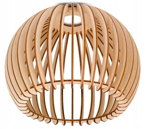 LAMPA STOJĄCA PODŁOGOWALOFT NA LED E27 STAŁA GIĘTA Z KLOSZEM DREWNO na Arena.pl