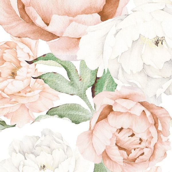 Naklejki Pastelowe Piwonie DK282 zdjęcie 3