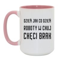 Duży Biało-Różowy 450 ml