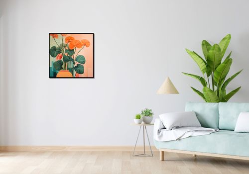 Plakat 60x60cm Kwiatowa Harmonia na Arena.pl
