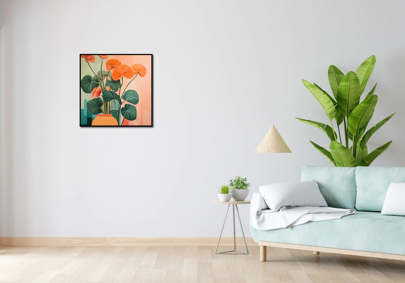 Plakat 60x60cm Kwiatowa Harmonia zdjęcie 4