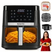 FRYTKOWNICA BEZTŁUSZCZOWA AIRFRYER FRYTOWNICA 7.5L DUŻA MISA 14