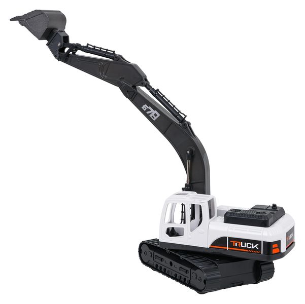 Metalowa Koparka Biała zdjęcie 5