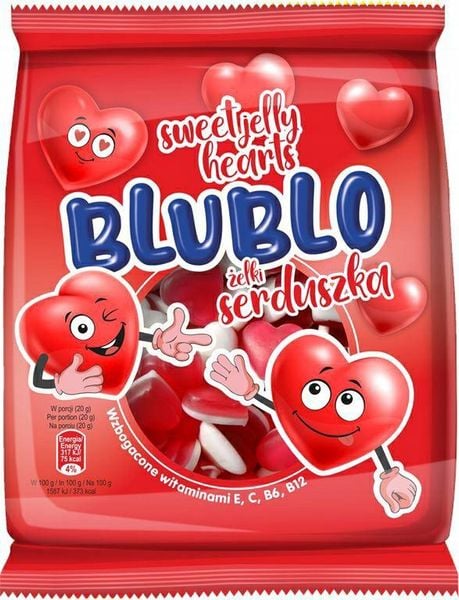 APETITKI ŻELKI BLUBLO SERDUSZKA 80G zdjęcie 1