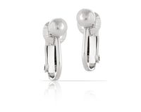 klipsy posrebrzane z kolekcji classic (e13561ag)