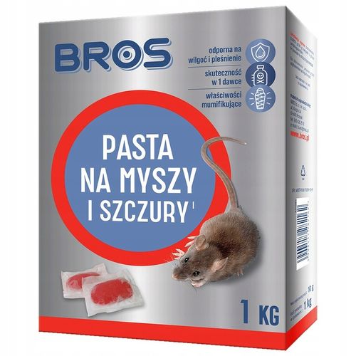Trutka Bros Pasta Na Myszy I Szczury 1kg Skuteczna Przynęta Gryzonie na Arena.pl