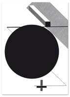 Plakat cyfrowy do wydruku bauhaus