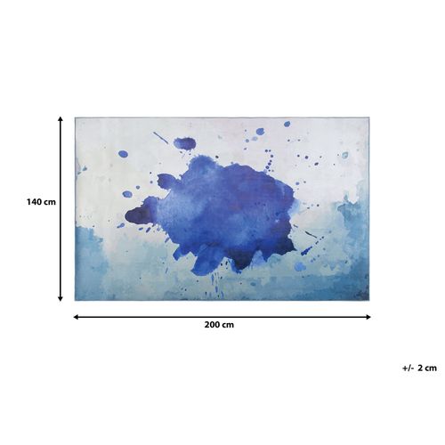 Dywan 140 x 200 cm niebieski ODALAR na Arena.pl