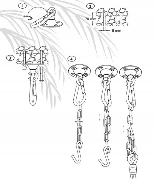 Amazonas Hak Sufitowy Power Hook zdjęcie 4