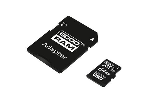PS KARTA GOODRAM Micro SD 64GB, Class10 UHS + adapter. #LXND64GB na Arena.pl