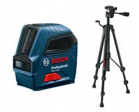 LASER KRZYŻOWY GLL 2-10 BOSCH + statyw 150 cm