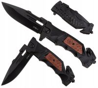 Nóż ratowniczy sprężynowy składany turystyczny EDC