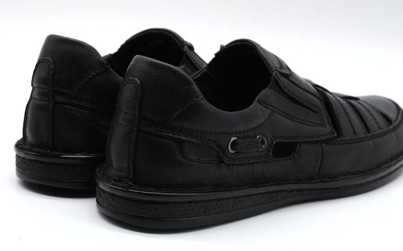 Buty męskie wsuwane American Club CY50/22 - czarne 43 zdjęcie 10