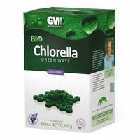BIO CHLORELLA Green Ways 330 g 1320 tabletek PYRENOIDOSA - ZIELONKI