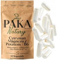 CYTRYNIAN MAGNEZU 100mg Z POTASEM 150mg + B6 na Ciśnienie krwi SKURCZE Paka