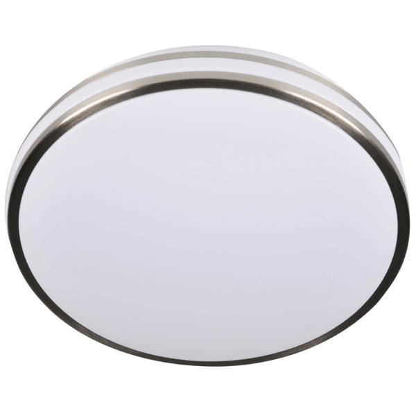 Nowoczesna lampa sufitowa Orbit okrągła LED 15W nikiel zdjęcie 2