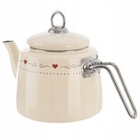 Czajnik emaliowany kremowy 1,6 l