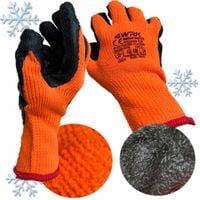 Rękawice Ocieplane Robocze Buran Winter Latex Porowaty Ob  R.10 - Xl 12 Par