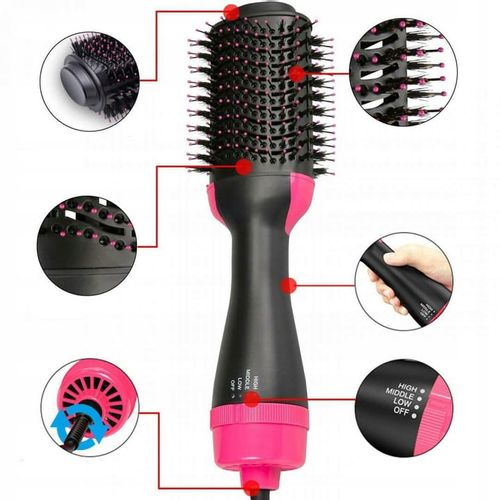 LOKÓWKO SUSZARKA PROSTOWNICA DO WŁOSÓW SZCZOTKA4w1 na Arena.pl