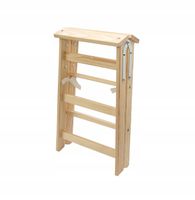 Drewniana Drabina Szerokie Stopnie Taboret Meblostyl