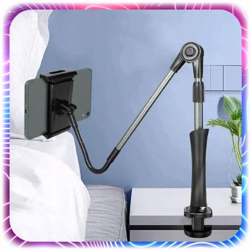 STOJAK NA TELEFON TABLET BIURKOWY Uchwyt Statyw do 13" PRZYKRĘCANY do Stołu na Arena.pl