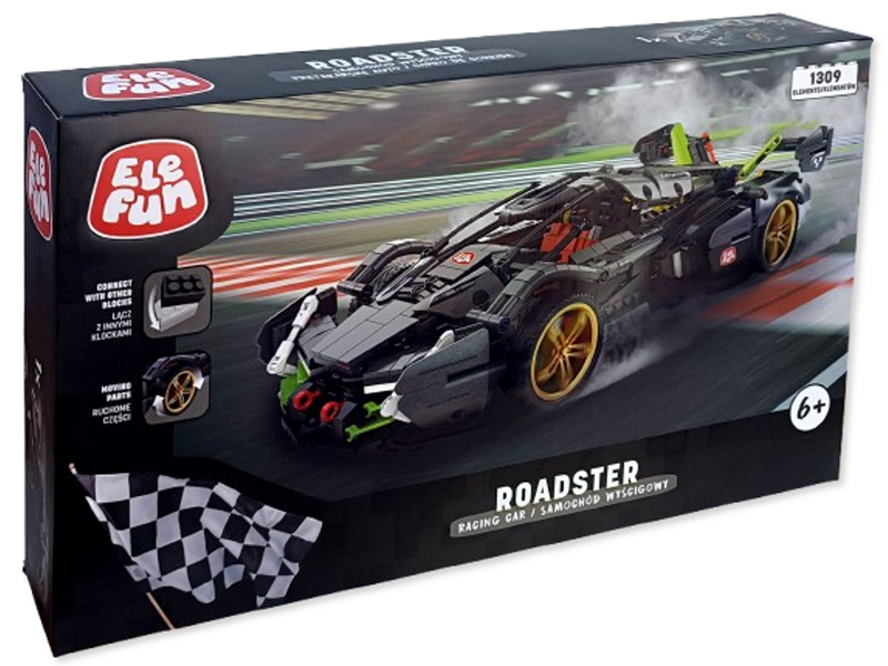 Klocki Elefun - Roadster Samochód wyścigowy 673001 zdjęcie 1
