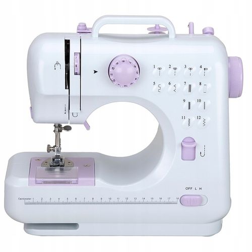 Domowa mini maszyna do szycia 12 ściegów z pedałem na Arena.pl
