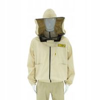 Bluza pszczelarska rozpinana kapelusz Optima XXL